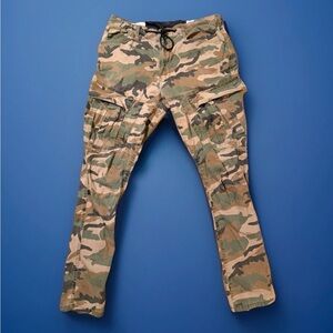 Smoke Rise Pants Mens 36/32 Green Camo Cargo See Description For Waist/Inseam
